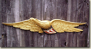 picture of finished Bellamy eagle