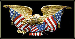 american colonial handcarved boston eagle