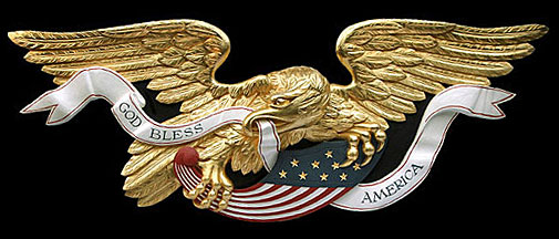 handcarved American Colonial Chesapeake eagle