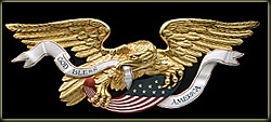 golden handcarved colonial chesapeake eagle