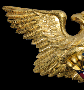 American Colonial Cotuit eagle hand carved side 1