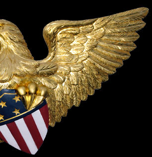 Cotuit eagle American Colonial hand carved side 2