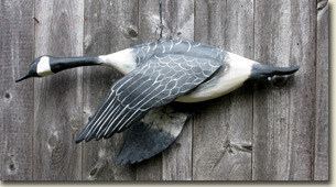 hand carved goose